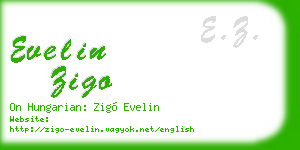 evelin zigo business card